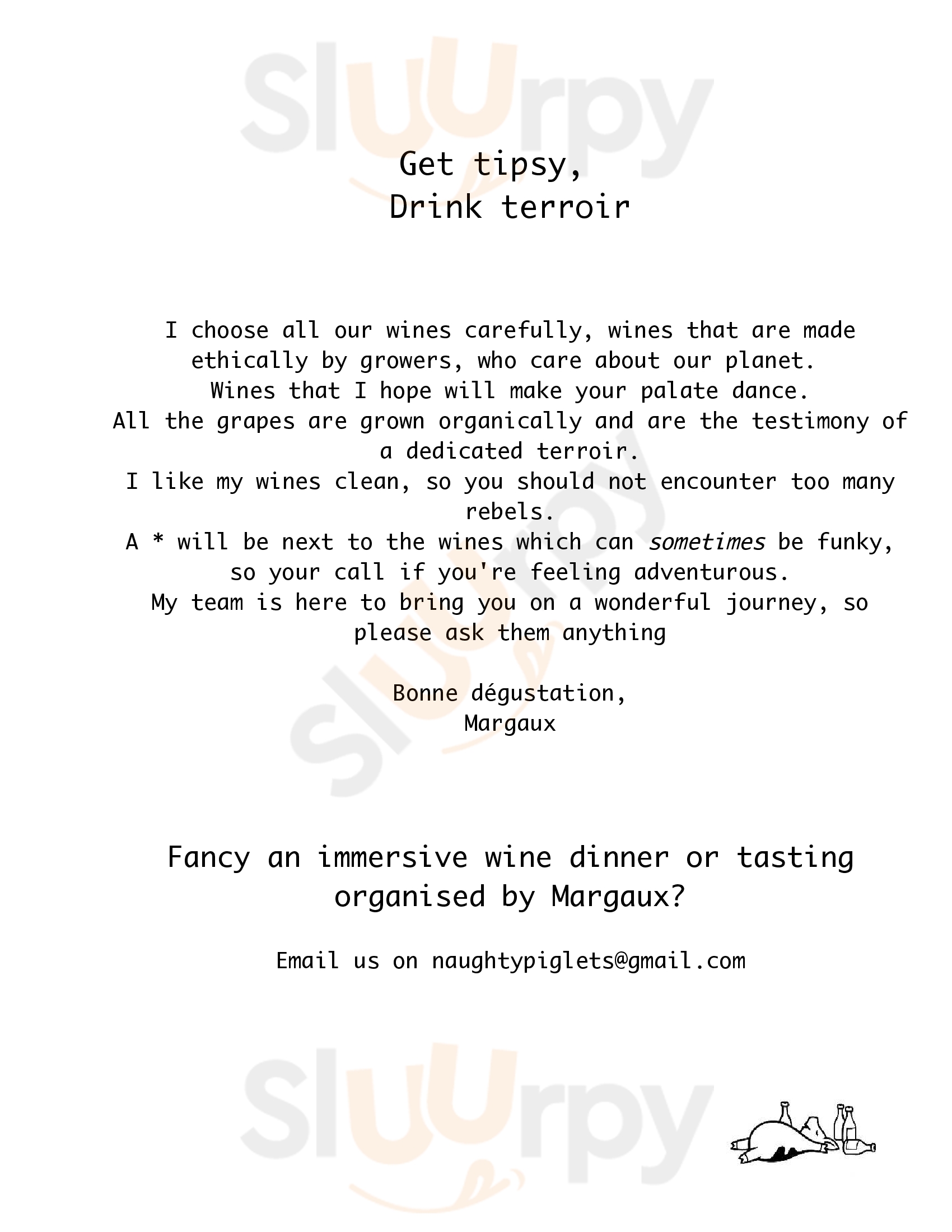 Main Menu - Tony's Restaurant And Bar