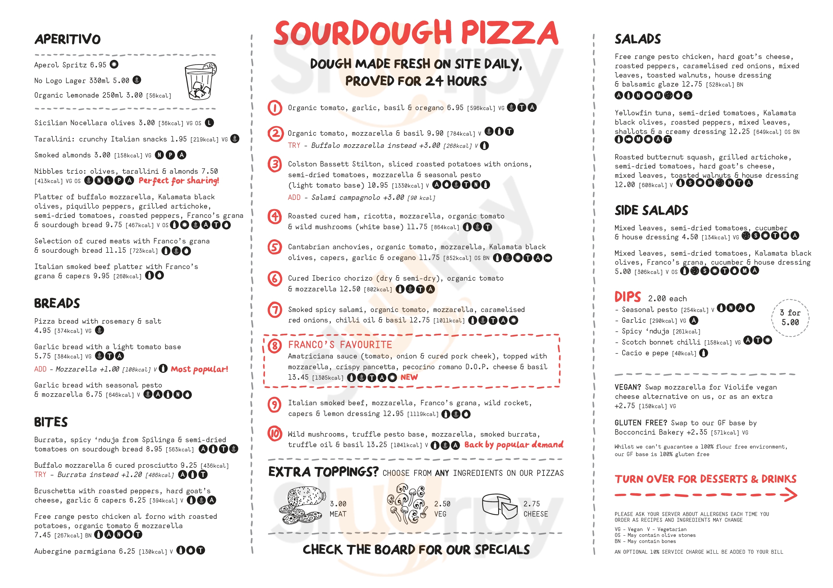 Main Menu - Auntie Naan