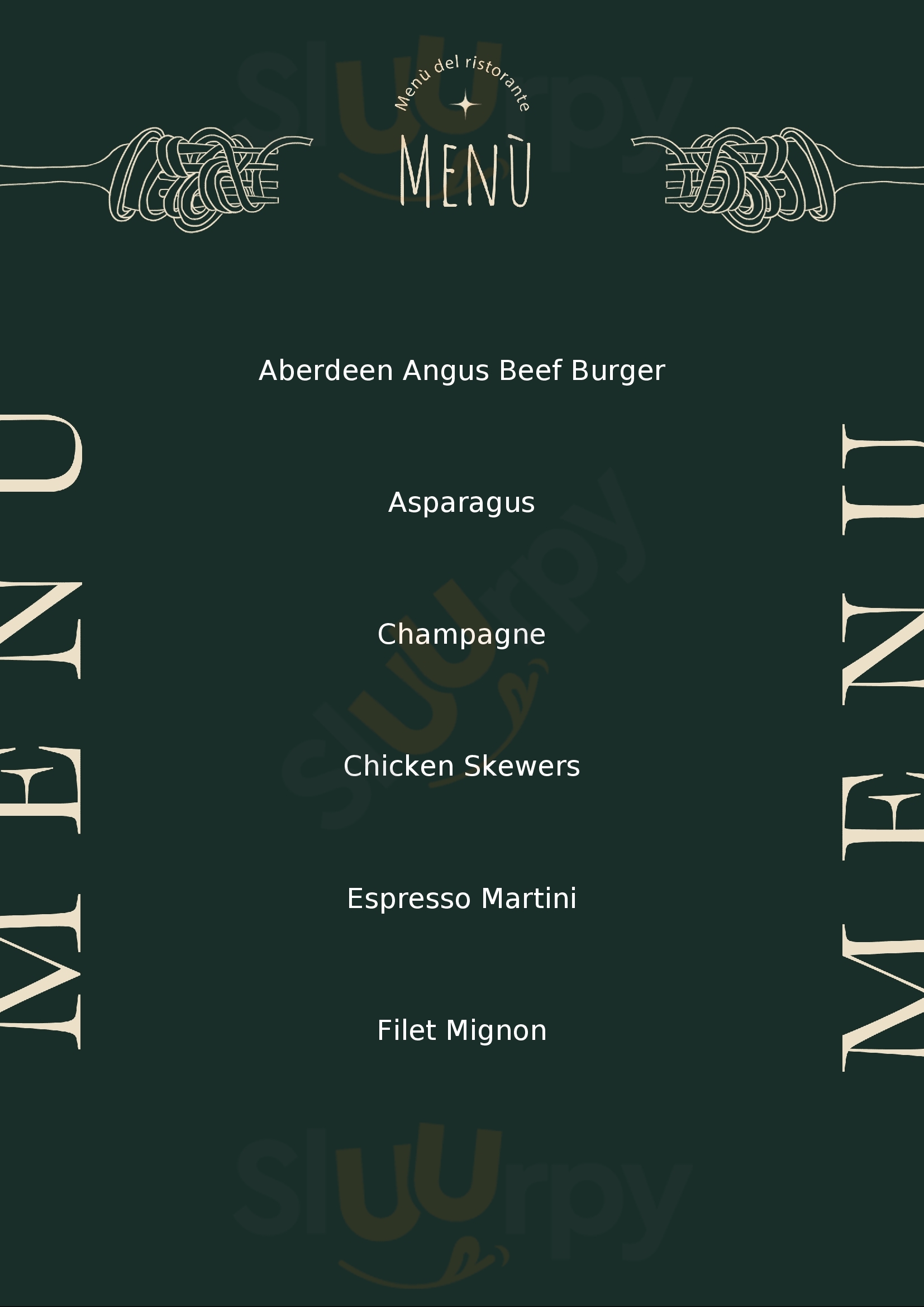 Opera Grill London Menu - 1