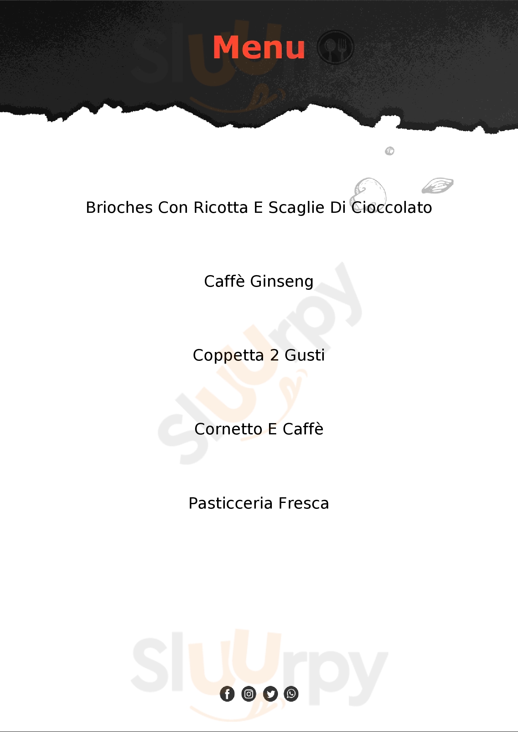 Dolce Positivo Vigevano Menu - 1