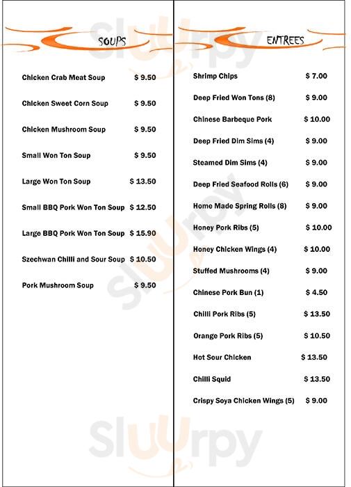 China City Upper Hutt Menu - 1