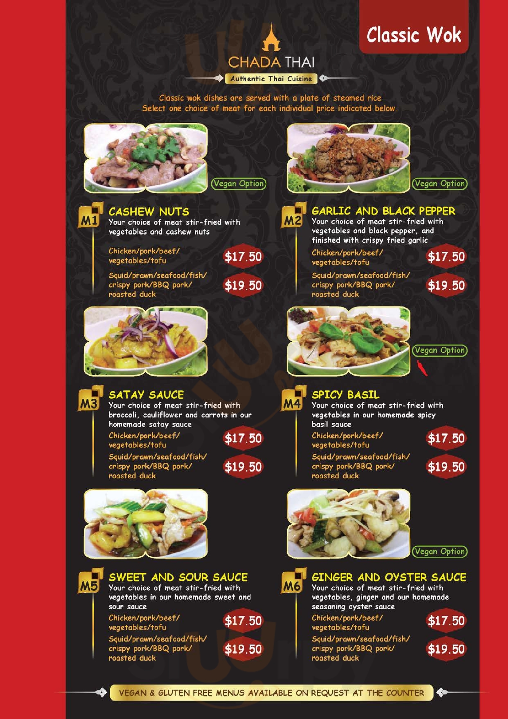 Chada Thai men Palmerston North Menu Sluurpy