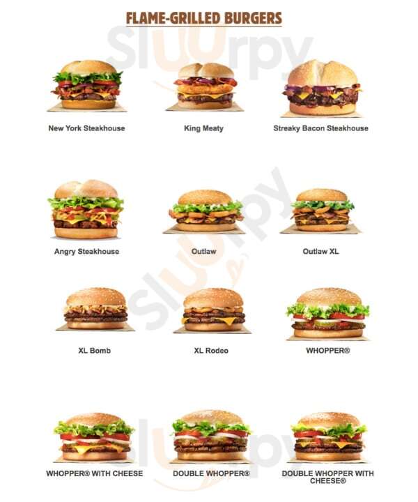 Burger King, Mangere Mangere Menu - 1