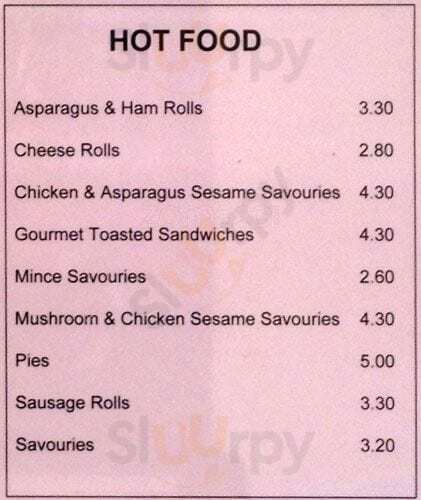 Food For Thought Masterton Menu - 1