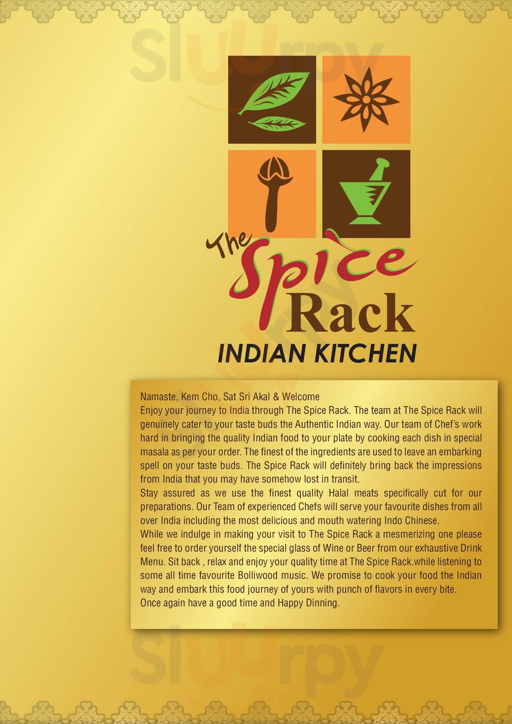The Spice Rack Indian Kitchen Albany Menu - 1