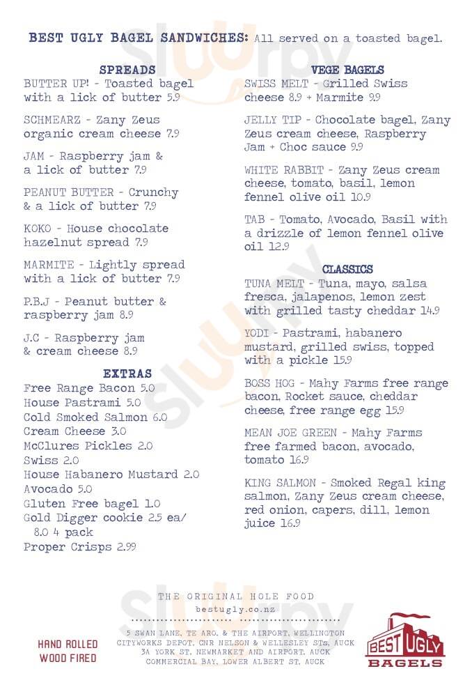 Best Ugly Bagels Wellington Menu - 1
