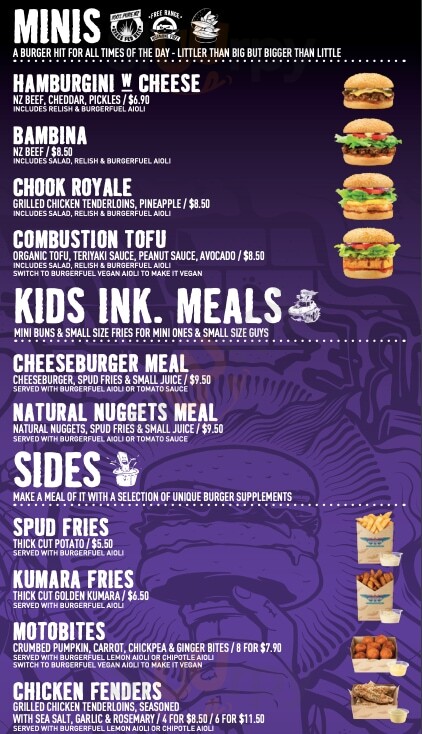 Burgerfuel Napier Napier Menu - 1