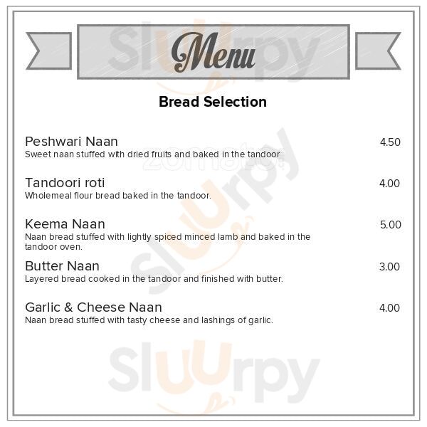 Indian Curry Corner New Plymouth Menu - 1