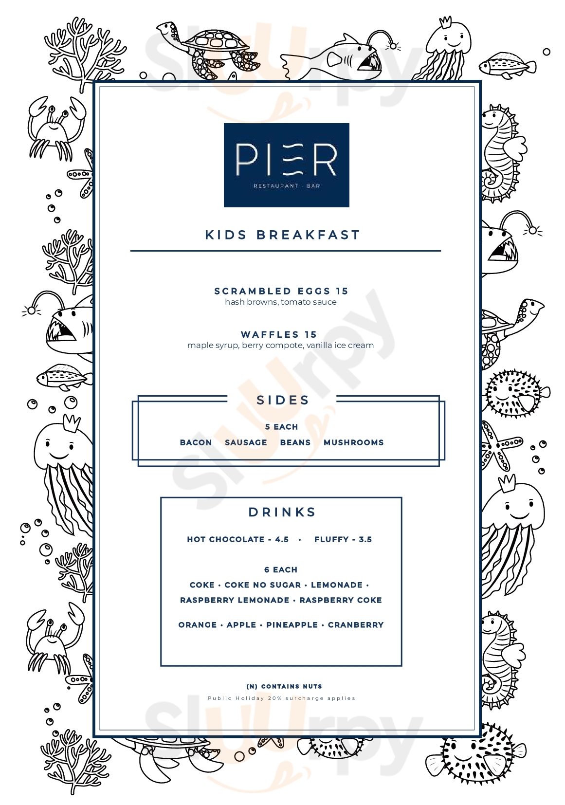 Pier Queenstown Menu - 1