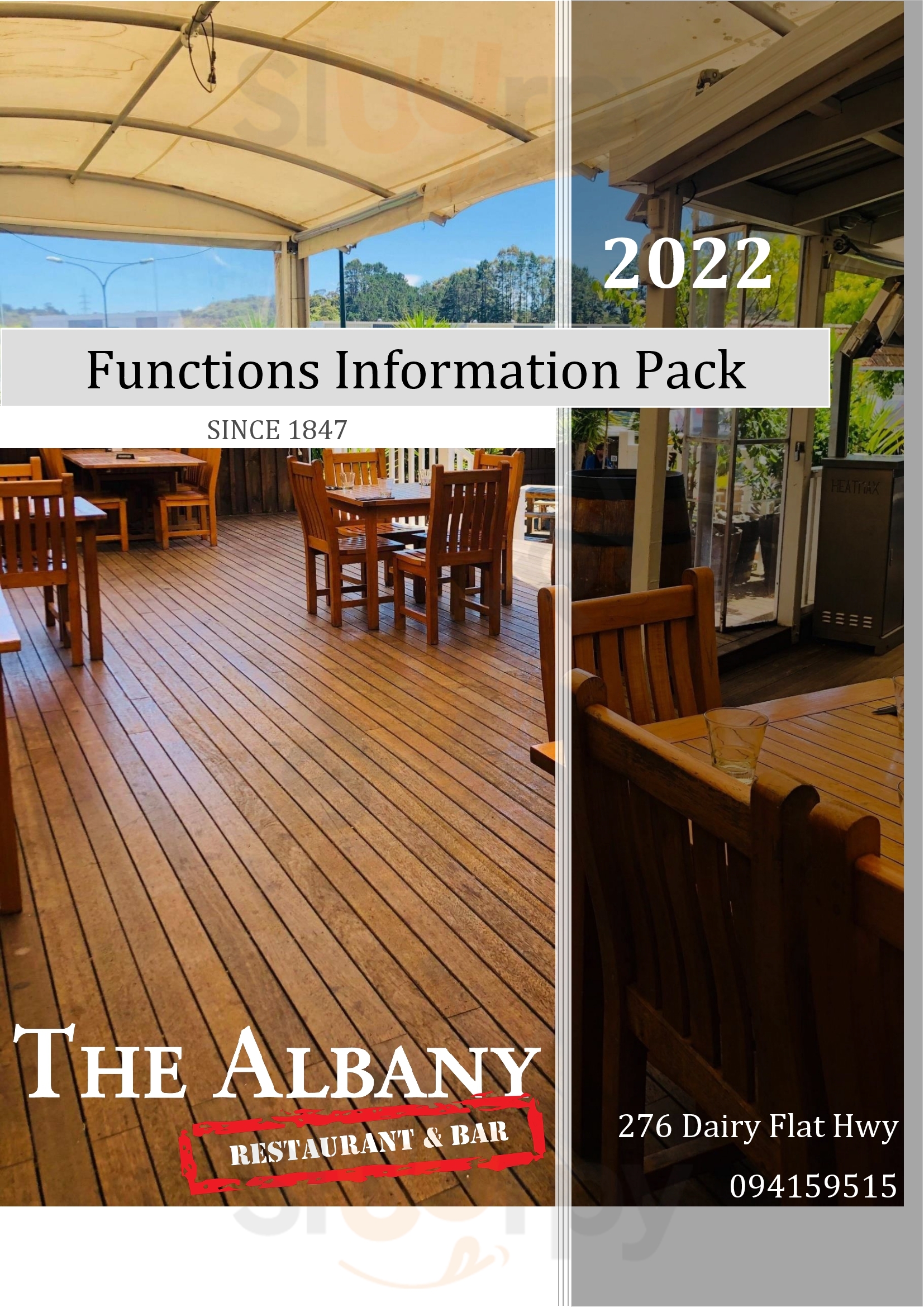 The Albany Albany Menu - 1