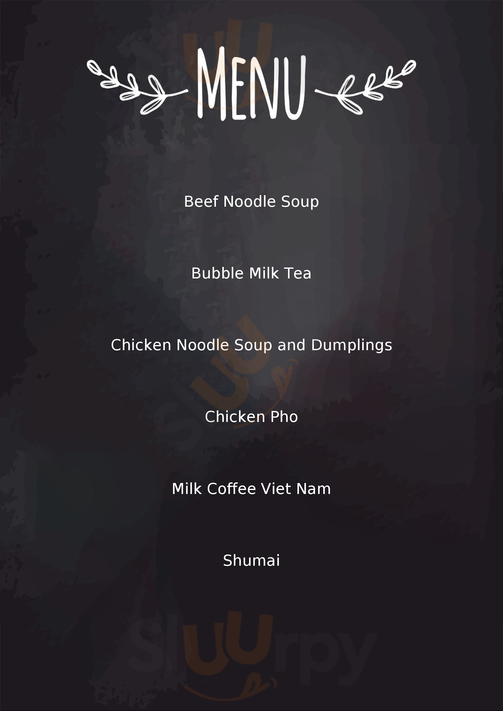 Pho Viet Food Napier Menu - 1