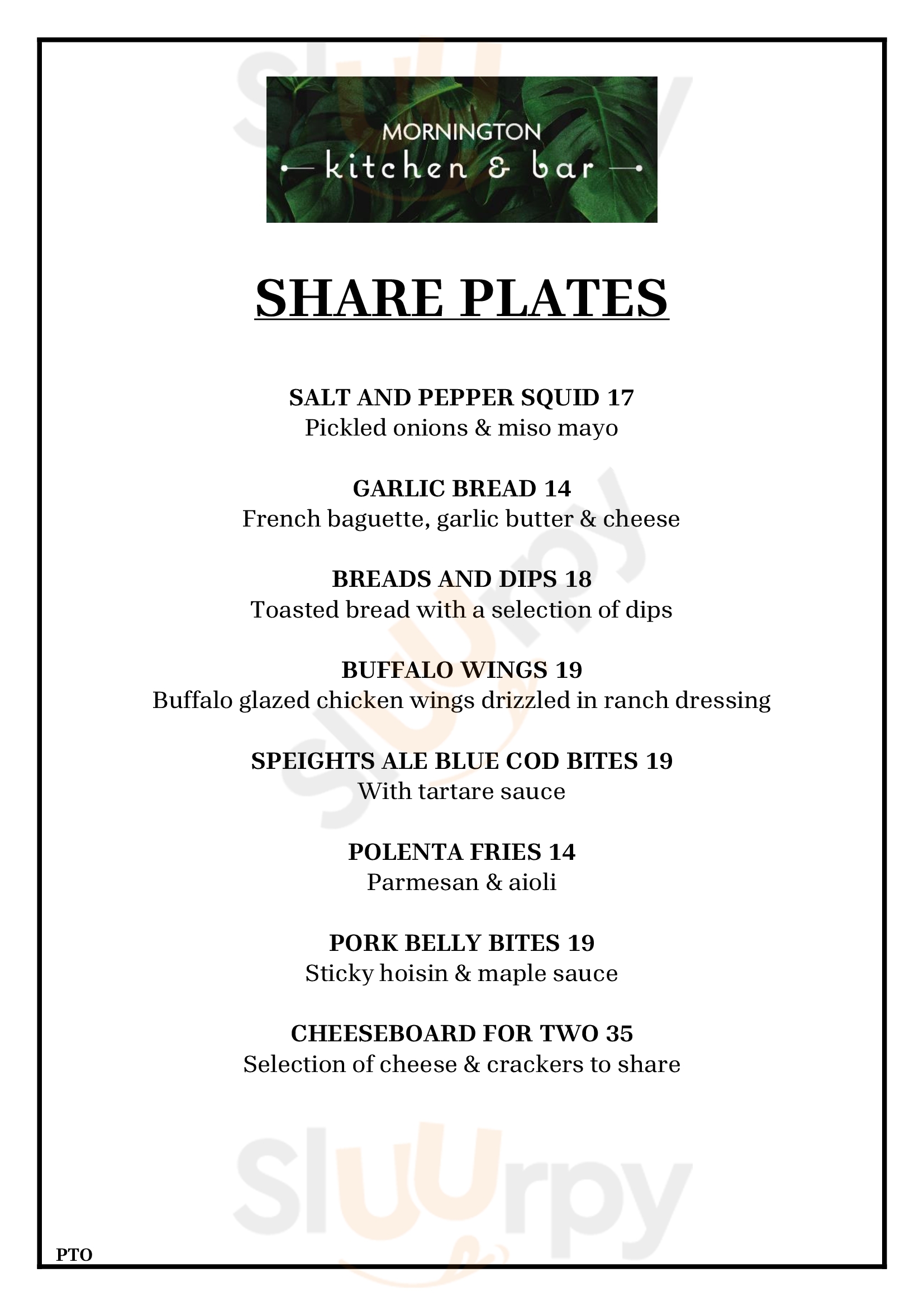 Low & Slow Meat Co Dunedin Menu - 1