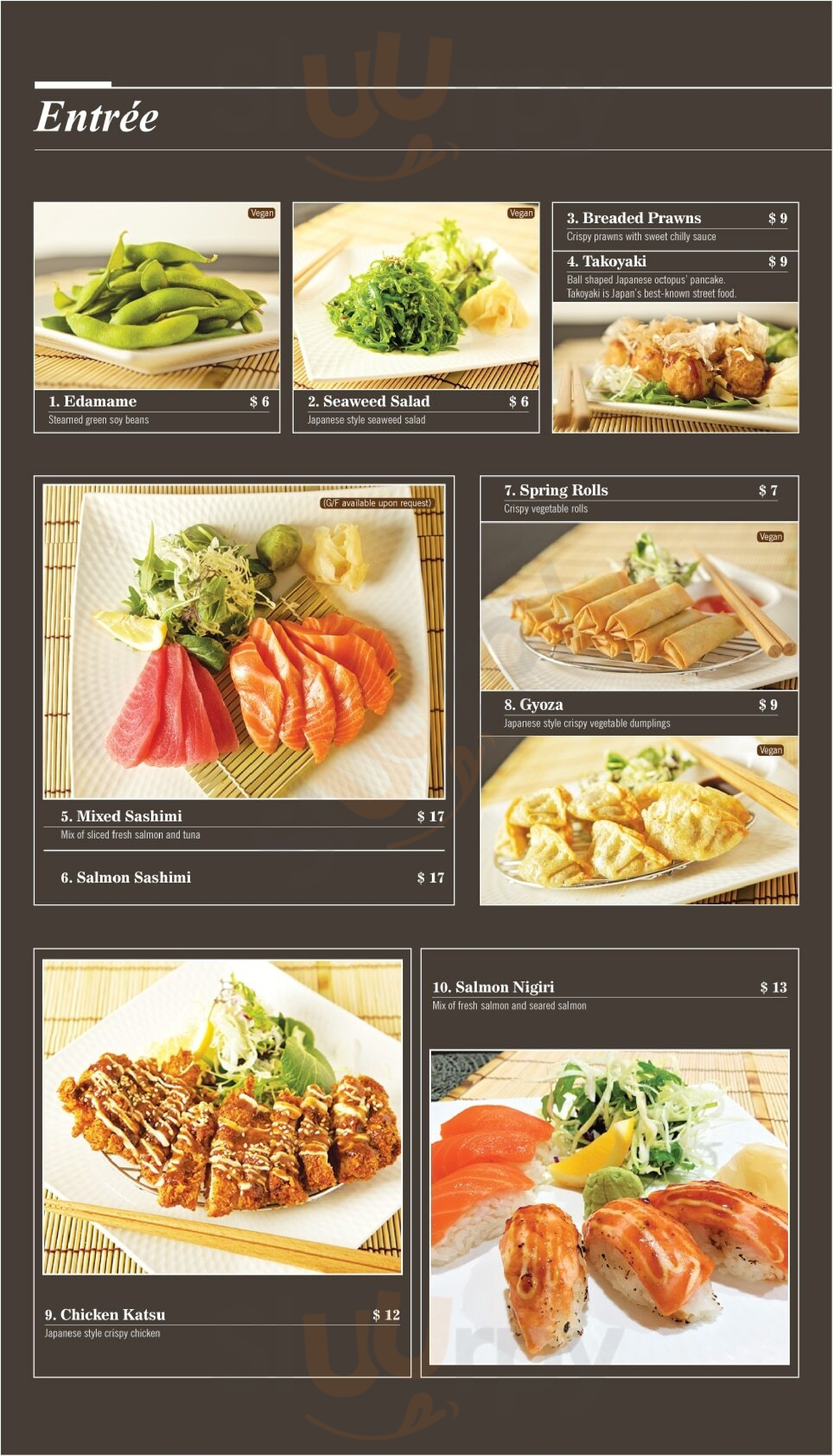 Tj Katsu Wellington Menu - 1