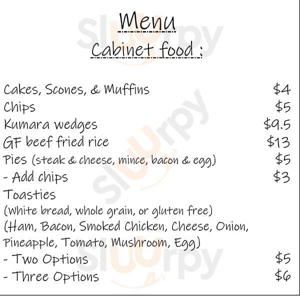 The Jetty Licensed Cafe @ Shelly Beach Helensville Menu - 1