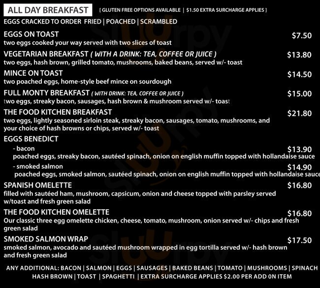 The Food Kitchen Papatoetoe Menu - 1