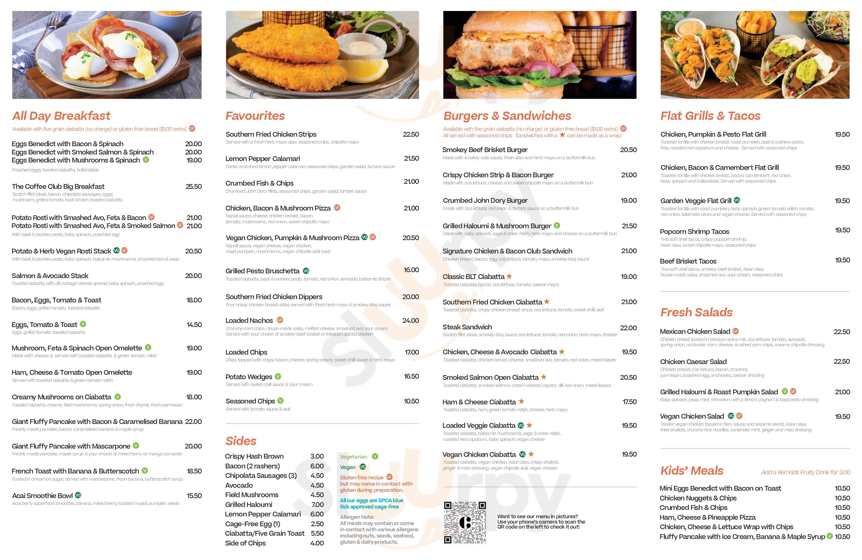 The Coffee Club Ellerslie Menu - 1