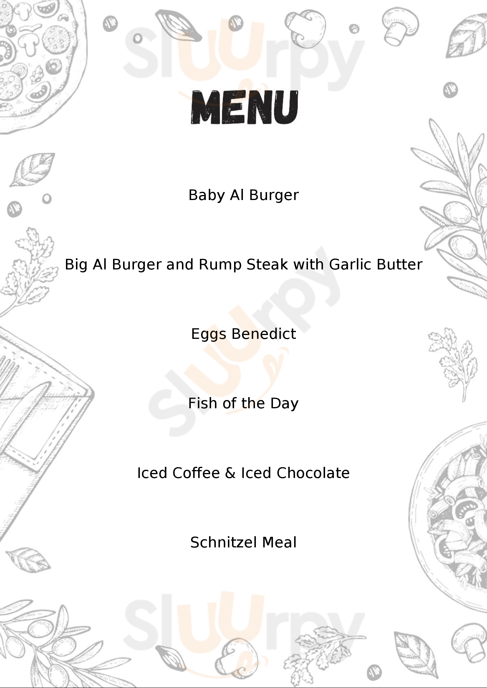 Culverden Hotel And Cafe Culverden Menu - 1