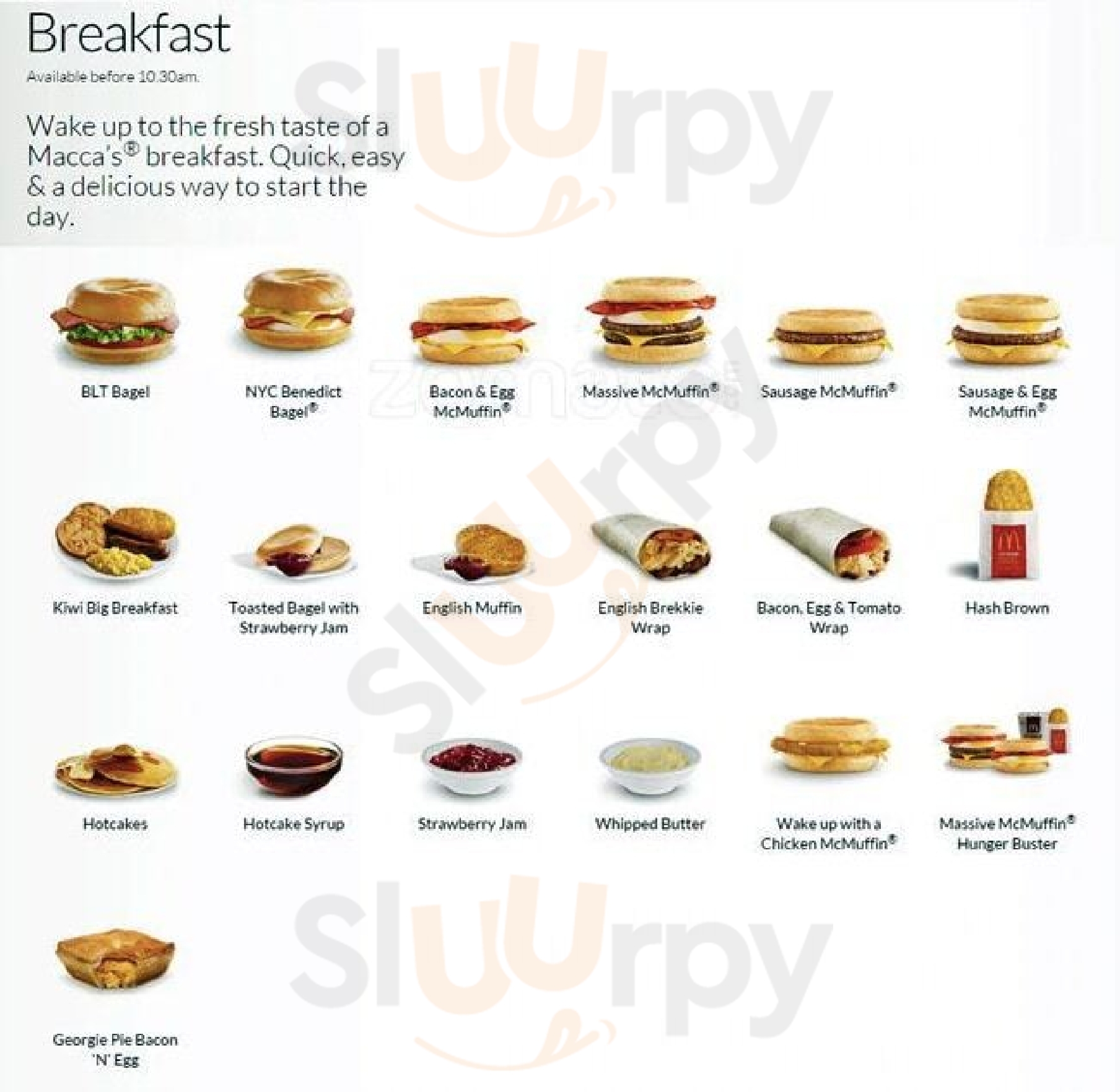 Mcdonalds Bombay Menu - 1