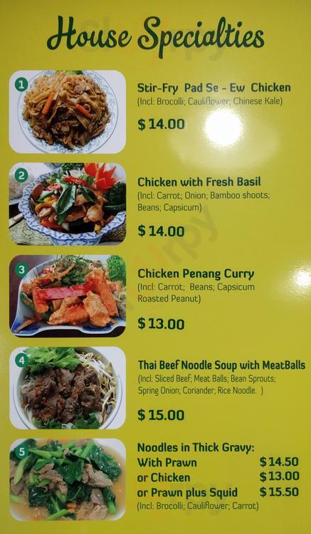 Bonas Thai Cuisine Auckland Central Menu - 1