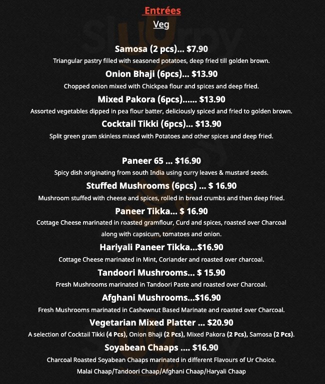 Indian Accent Auckland Central Menu - 1