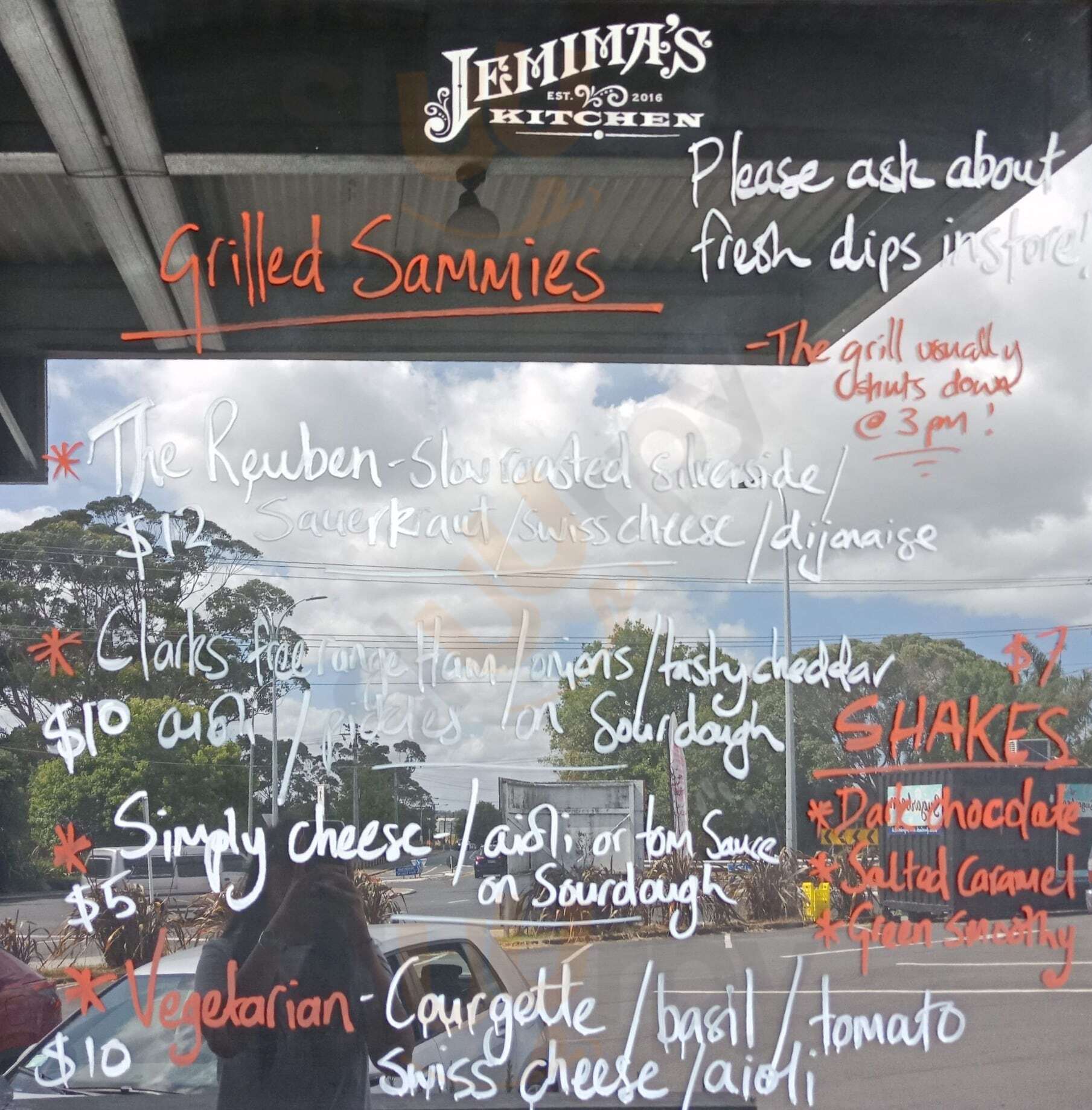 Jemima's Kitchen Oratia Auckland Central Menu - 1