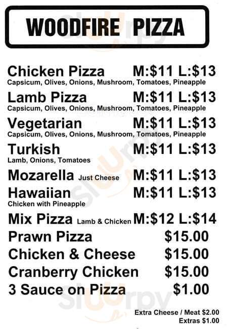 Airport Kebab's & Pizza Auckland Central Menu - 1