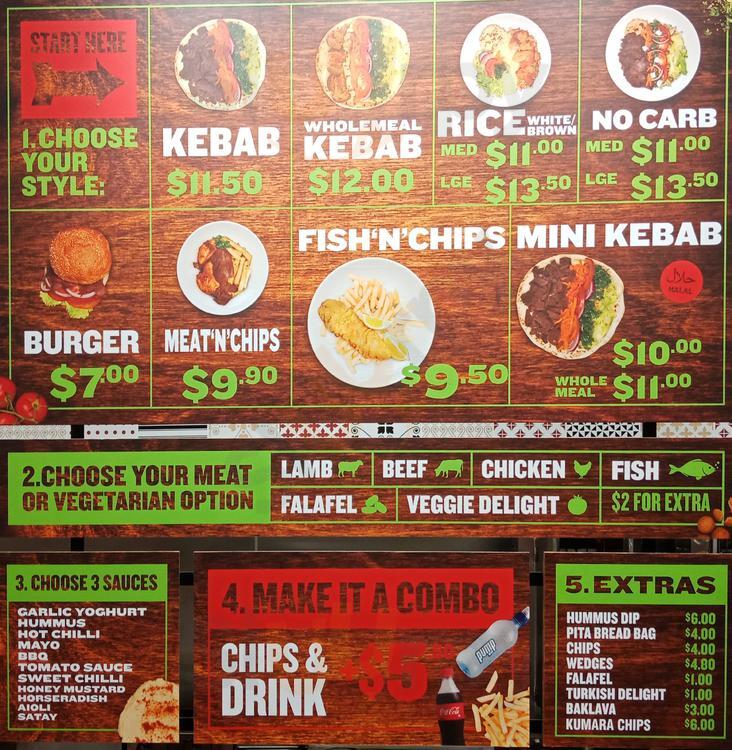 Kebab King Auckland Central Menu - 1