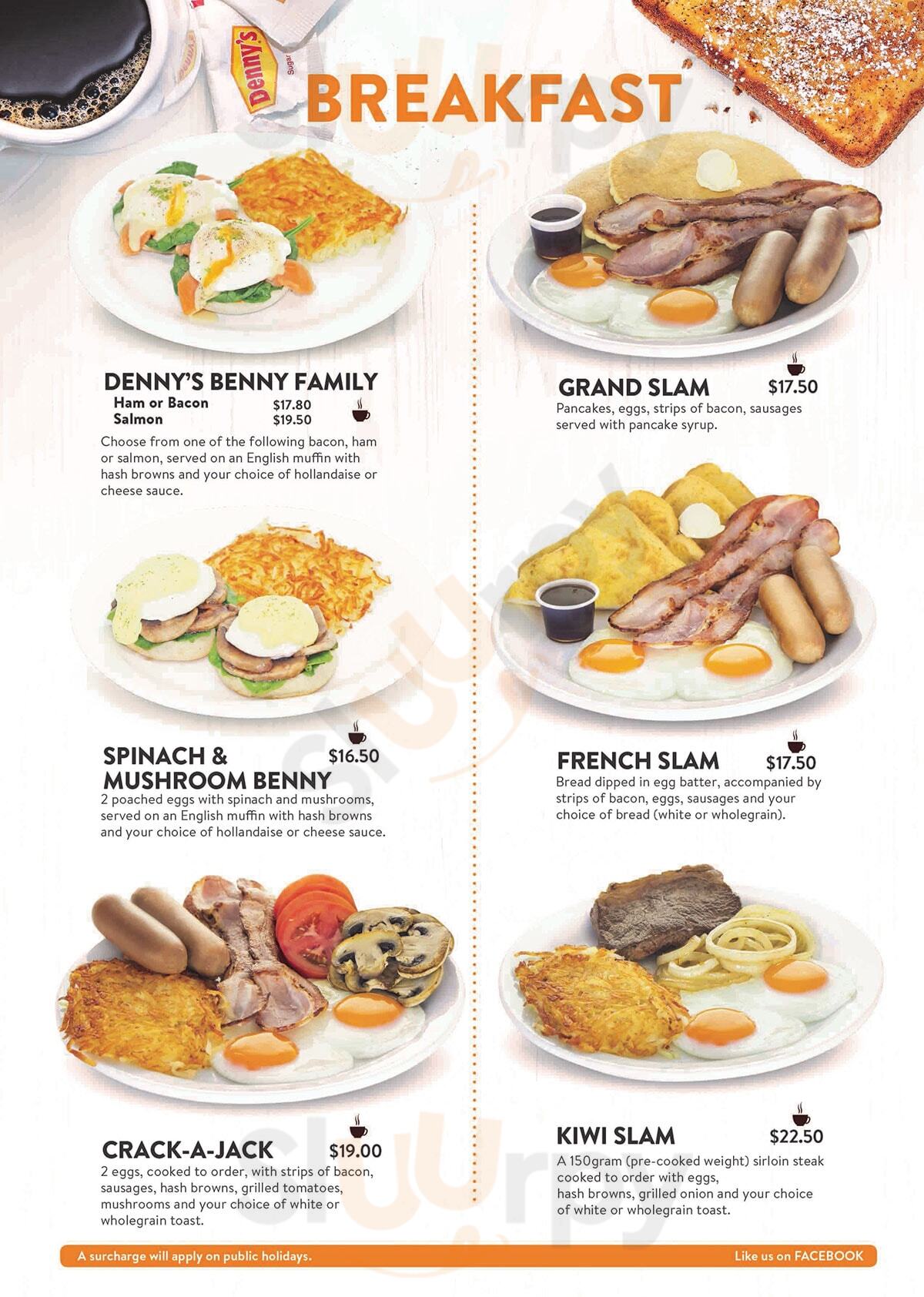 Denny's Auckland Central Menu - 1