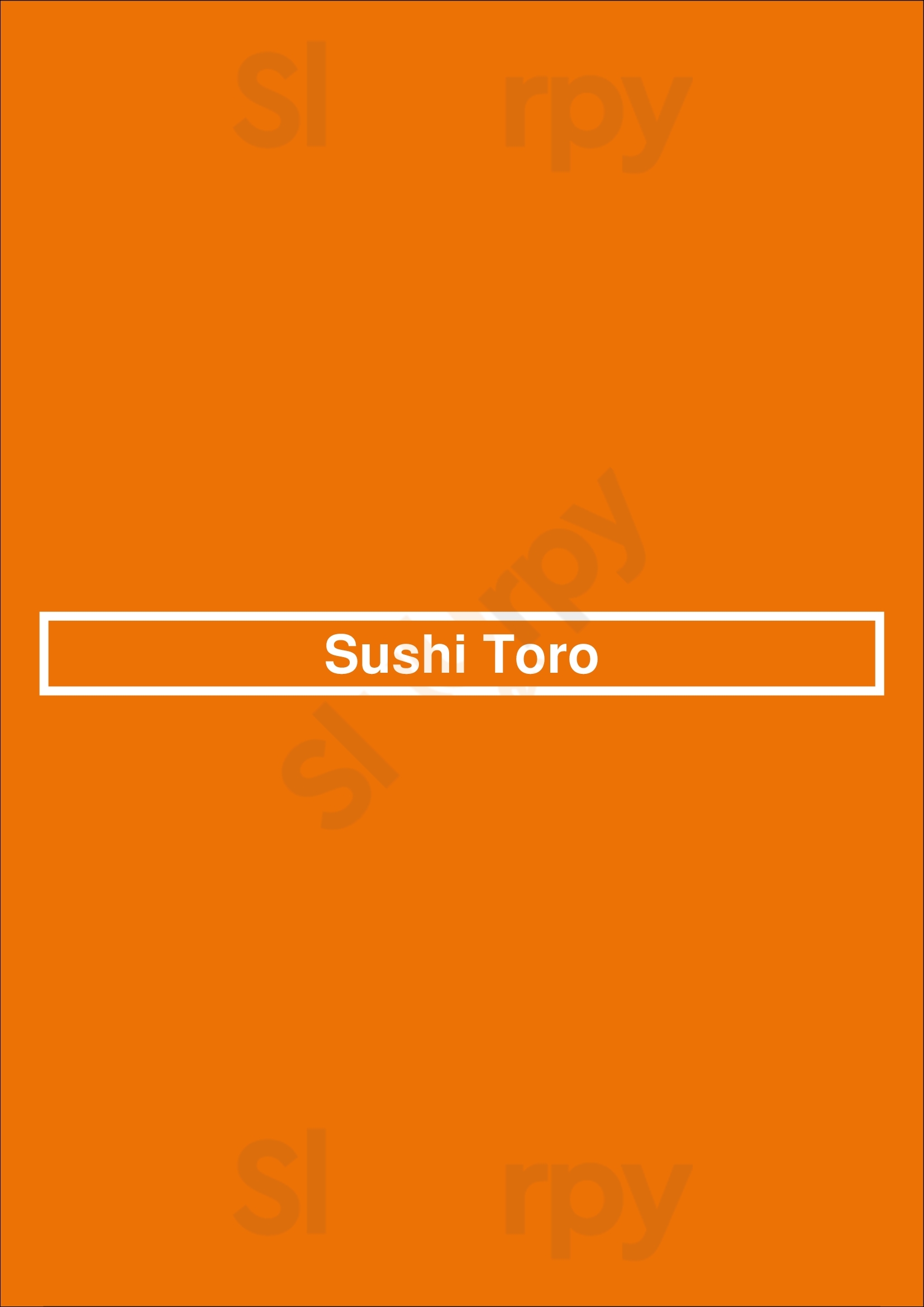 Sushi Toro Carcavelos Menu - 1