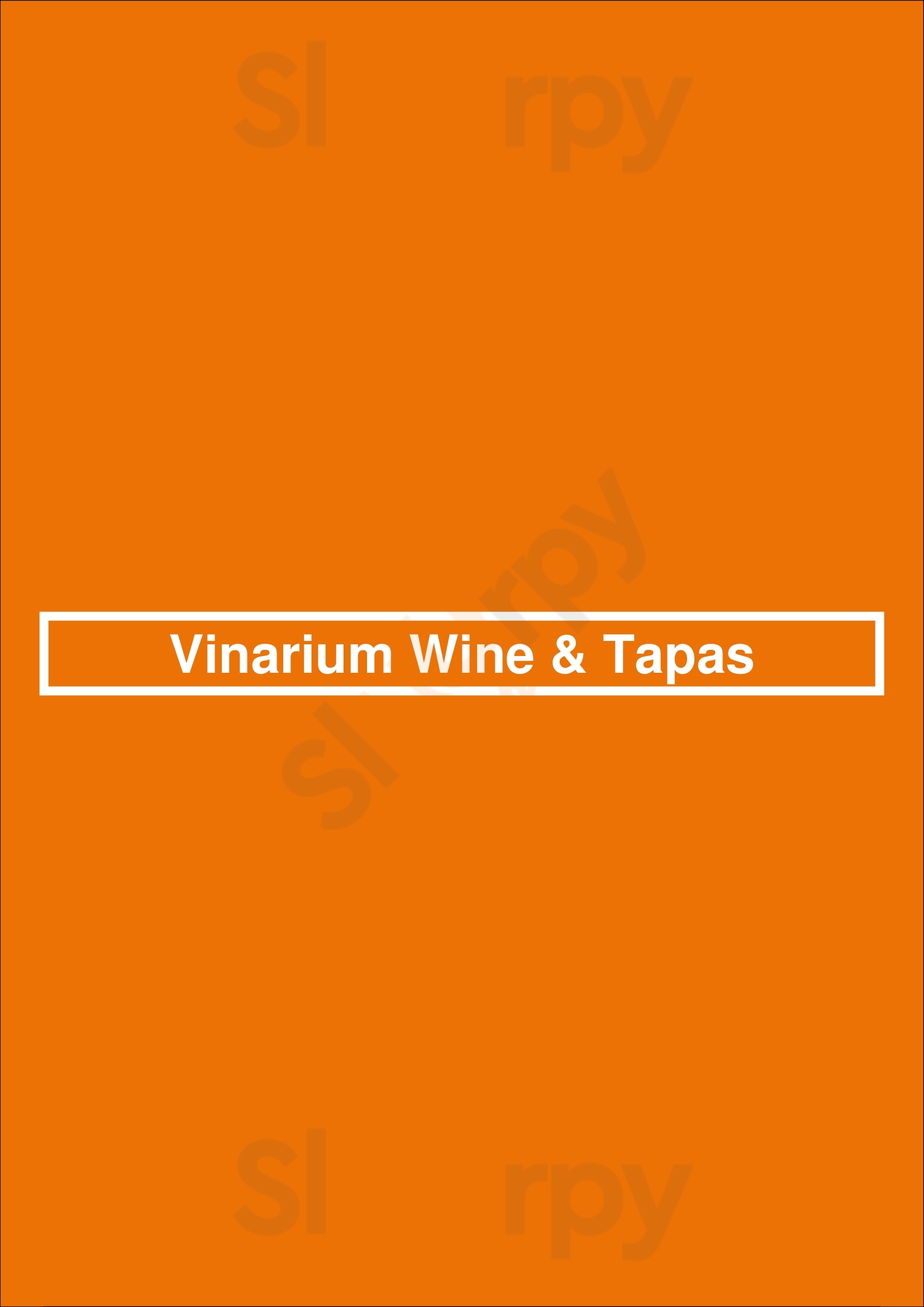 Vinarium Wine & Tapas Évora Menu - 1