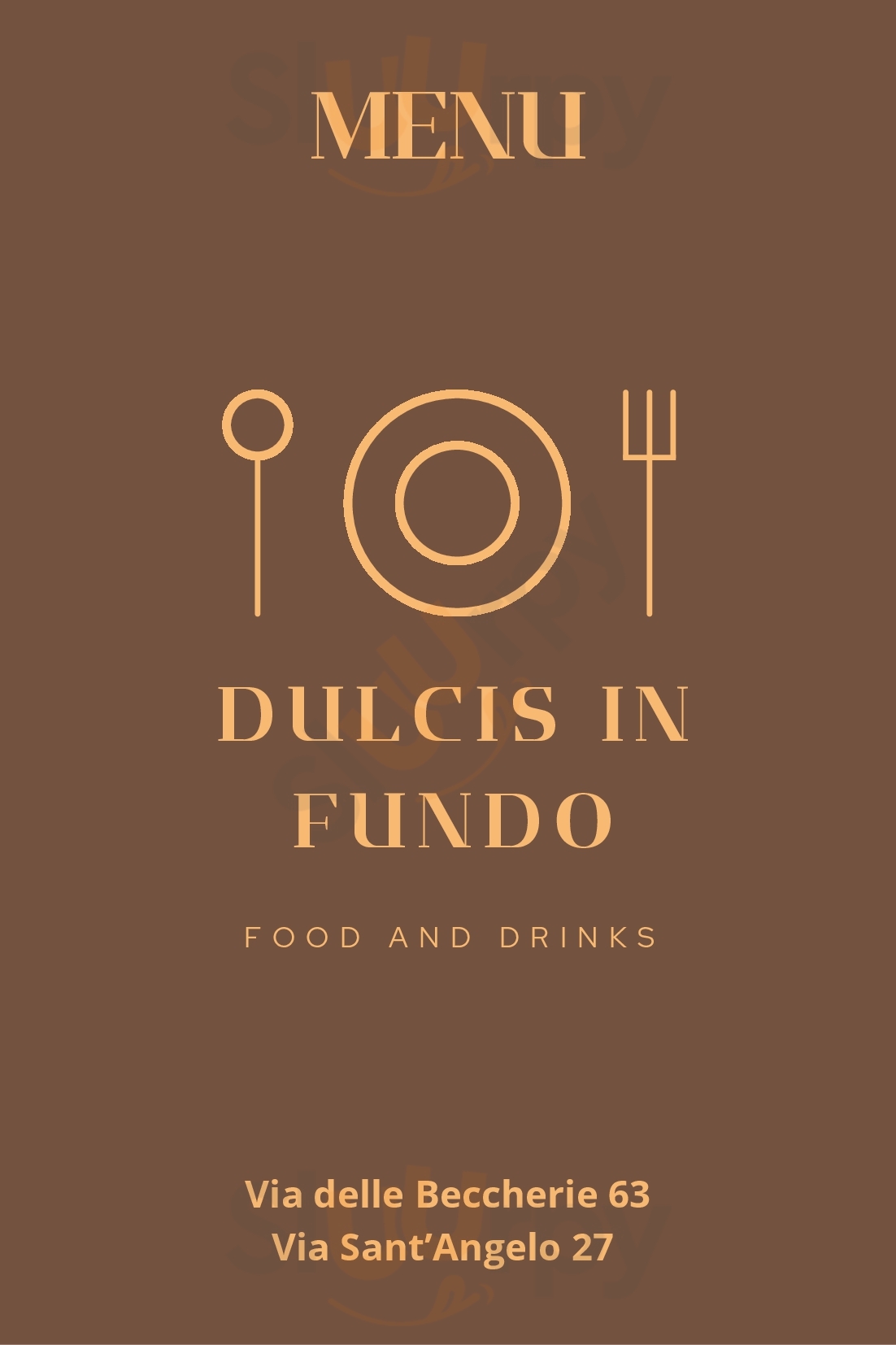 Dulcis In Fundo - Aperitivi, Dolci E CaffÈ Matera Menu - 1