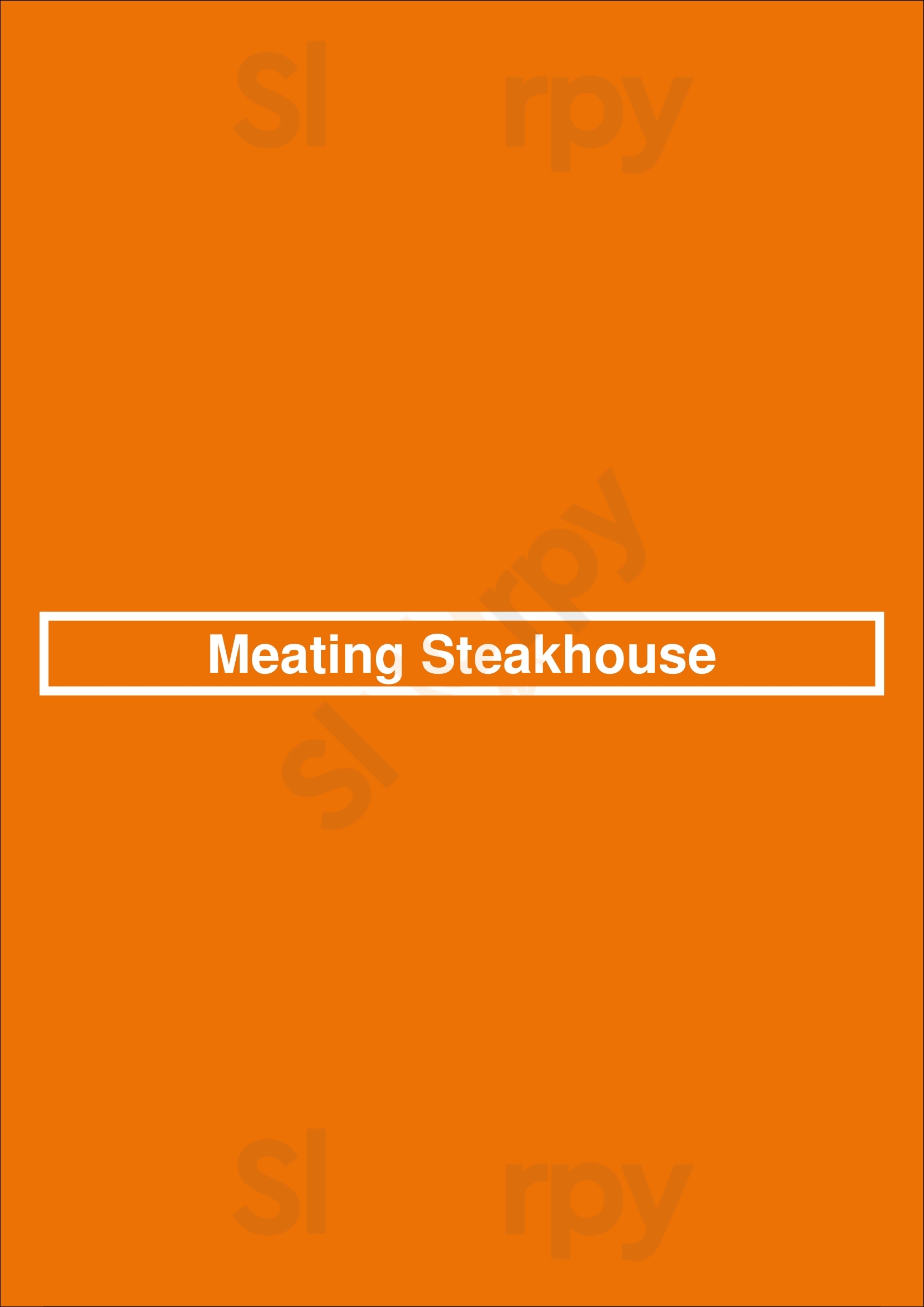 Meating Steakhouse Almada Menu - 1