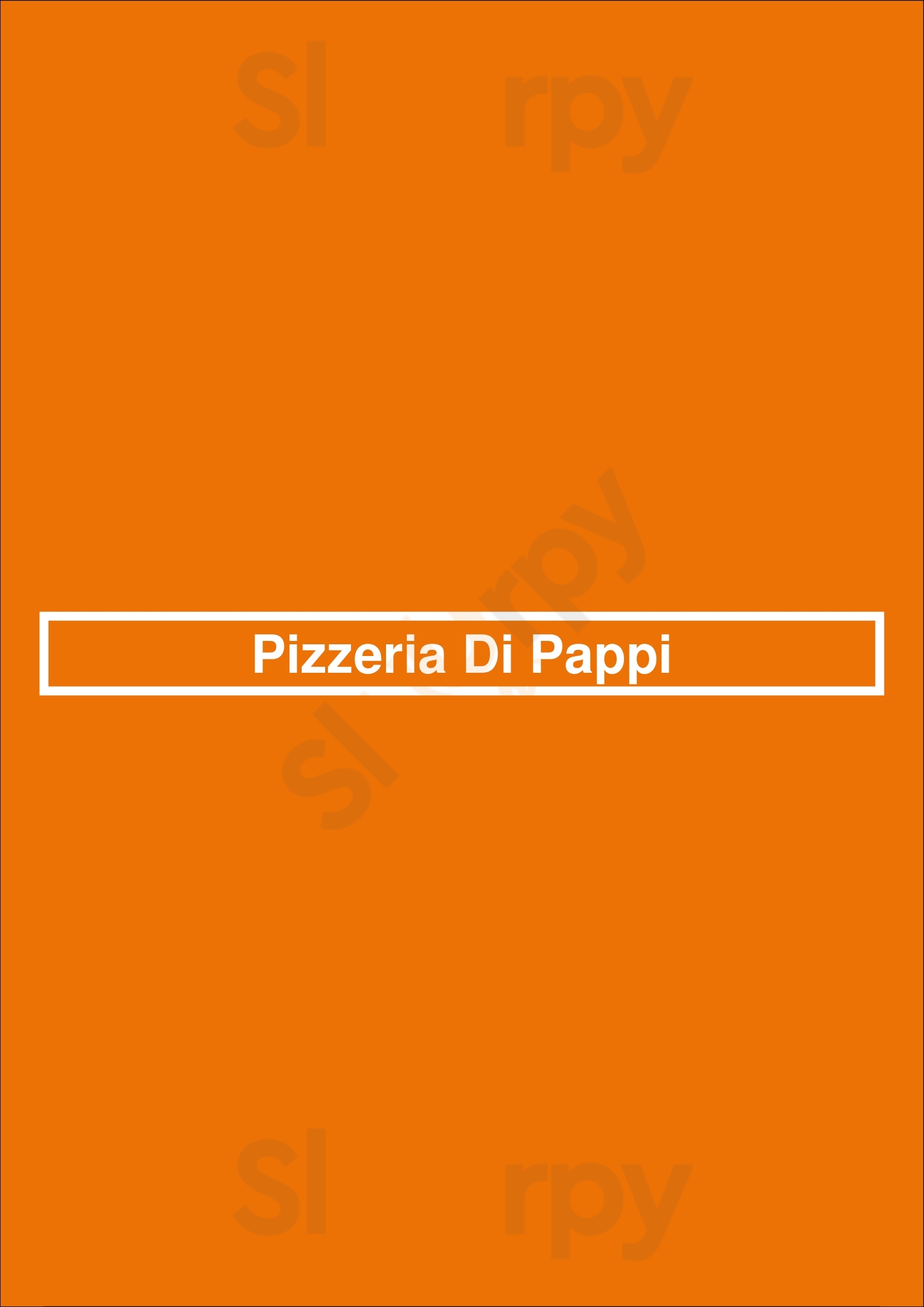 Pizzeria Di Pappi Esposende Menu - 1