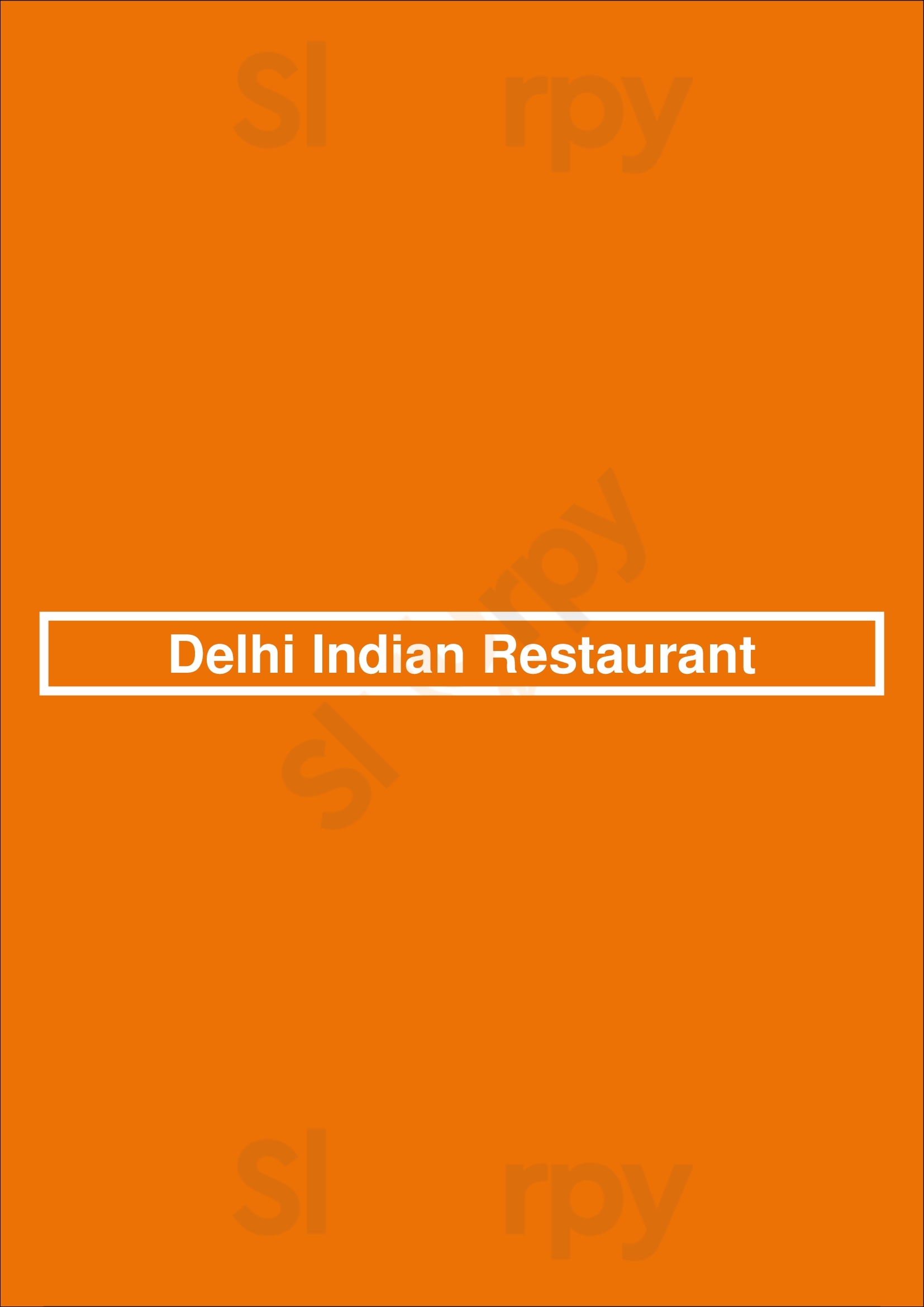 Delhi Indian Restaurant Funchal Menu - 1