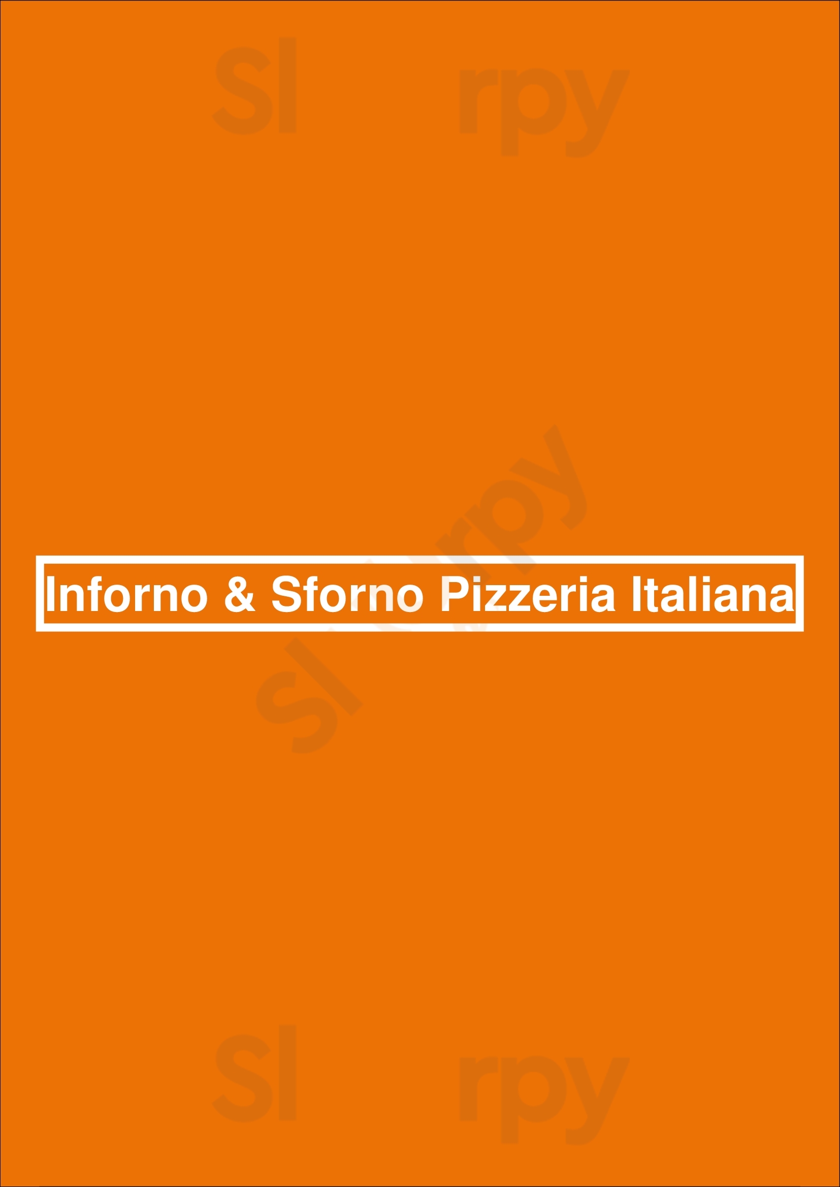 Inforno & Sforno Pizzeria Italiana Carcavelos Menu - 1