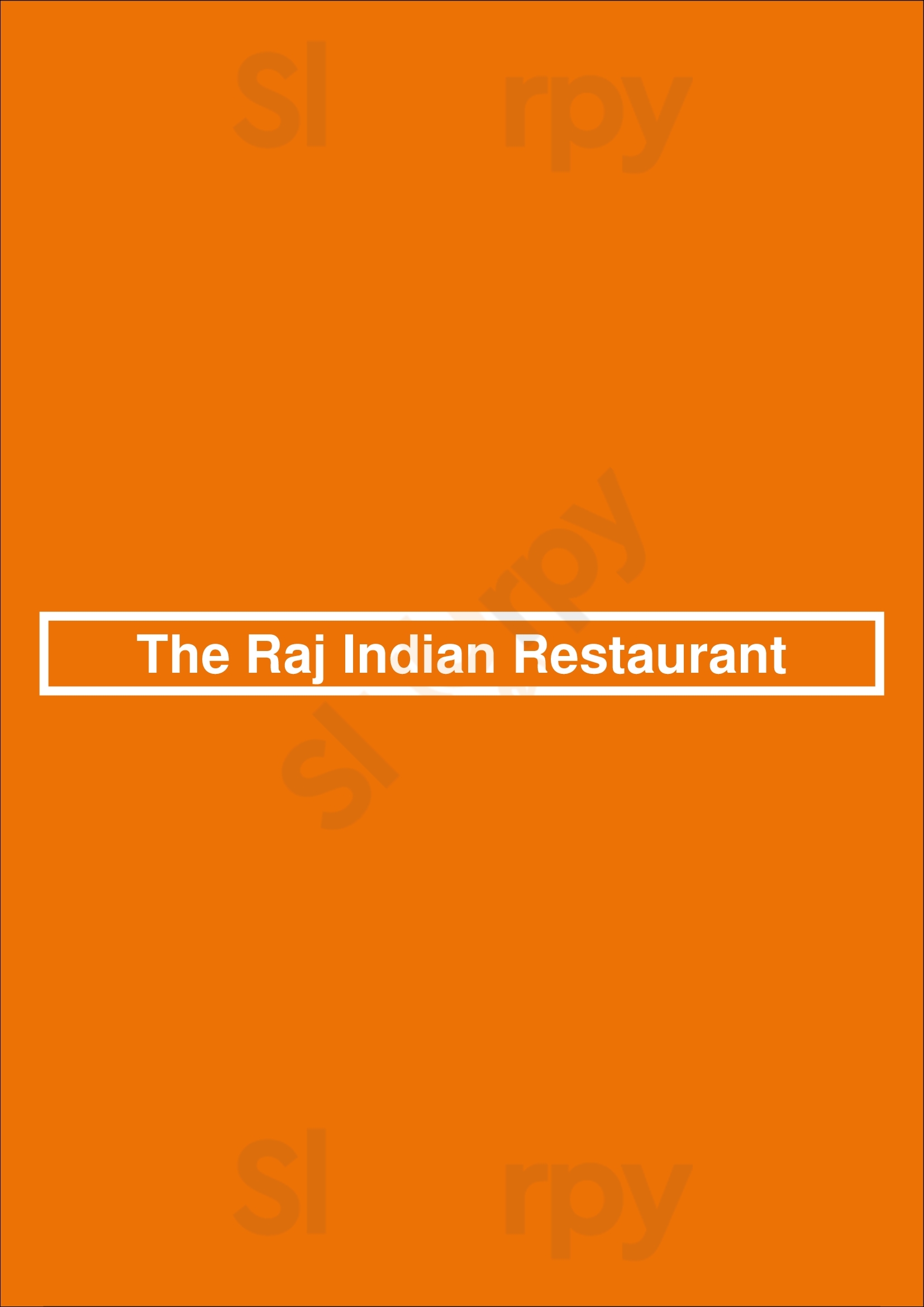 The Raj Indian Restaurant Armação de Pêra Menu - 1