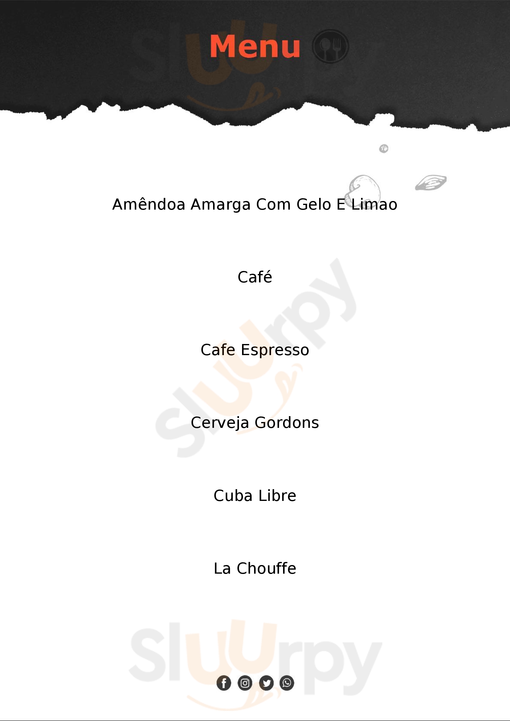 Café Del Rock Santo Tirso Menu - 1