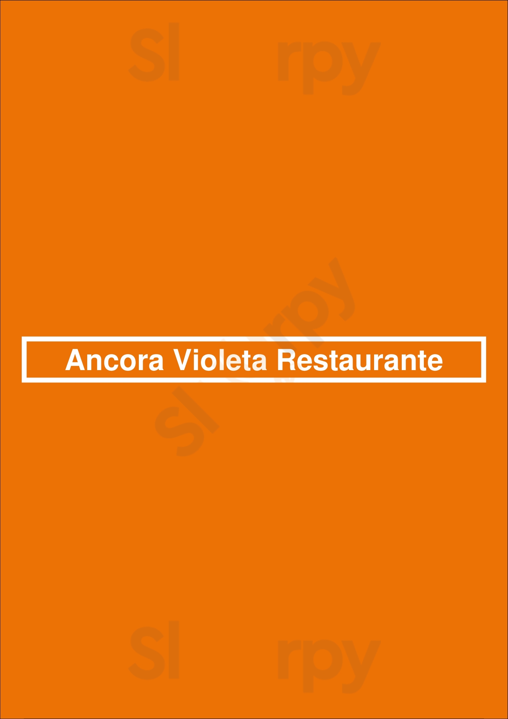 Ancora Violeta Restaurante Leça da Palmeira Menu - 1