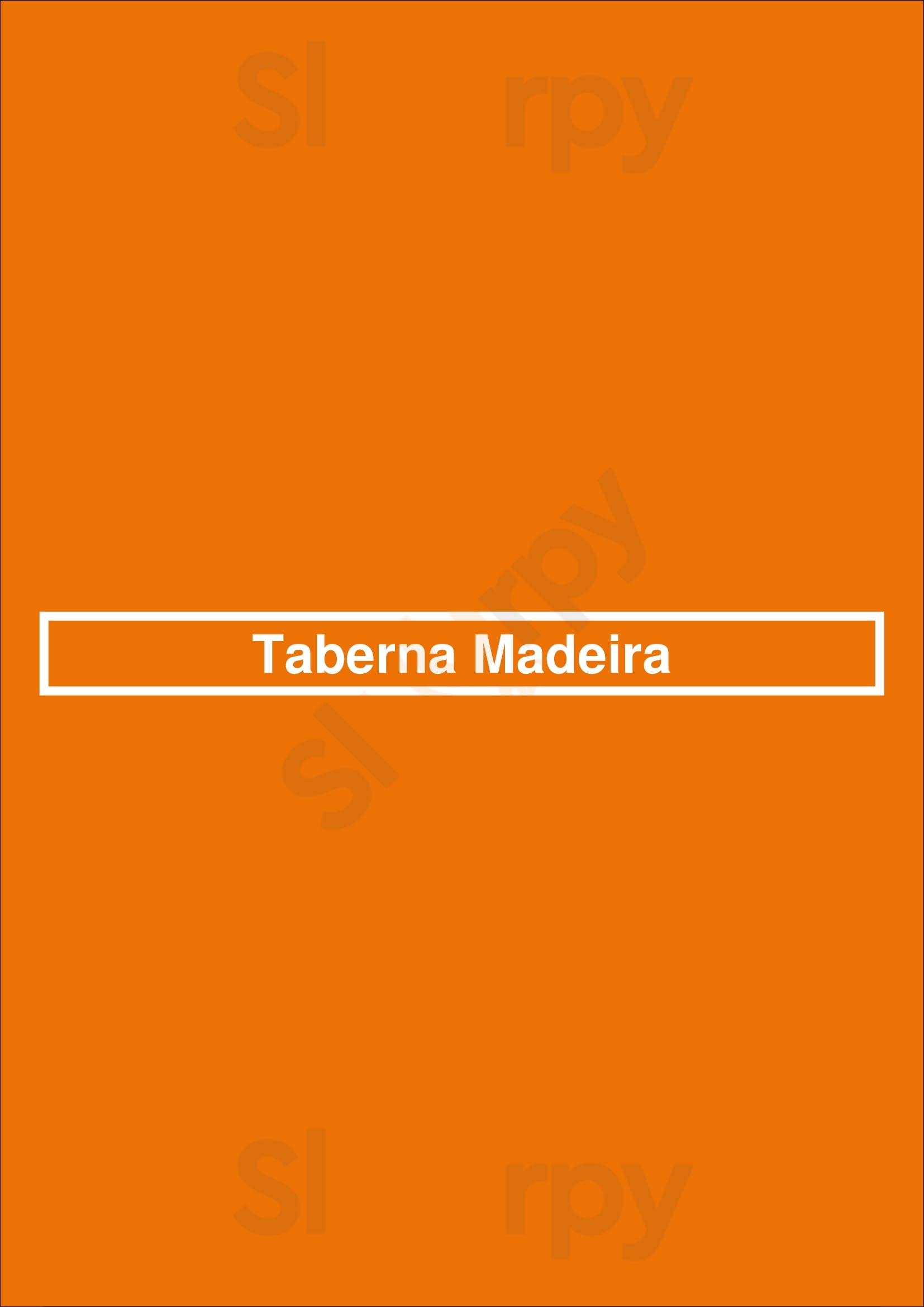 Taberna Madeira Funchal Menu - 1