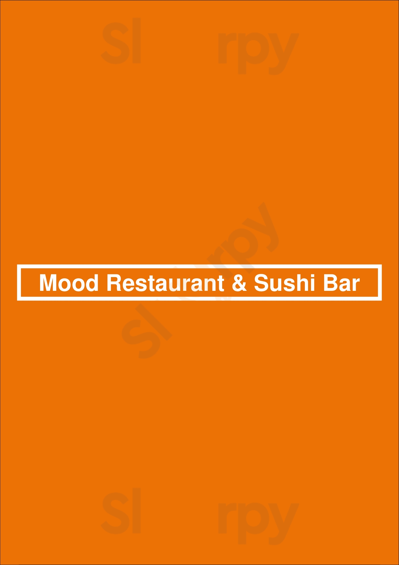 Mood Restaurant & Sushi Bar Porto Menu - 1