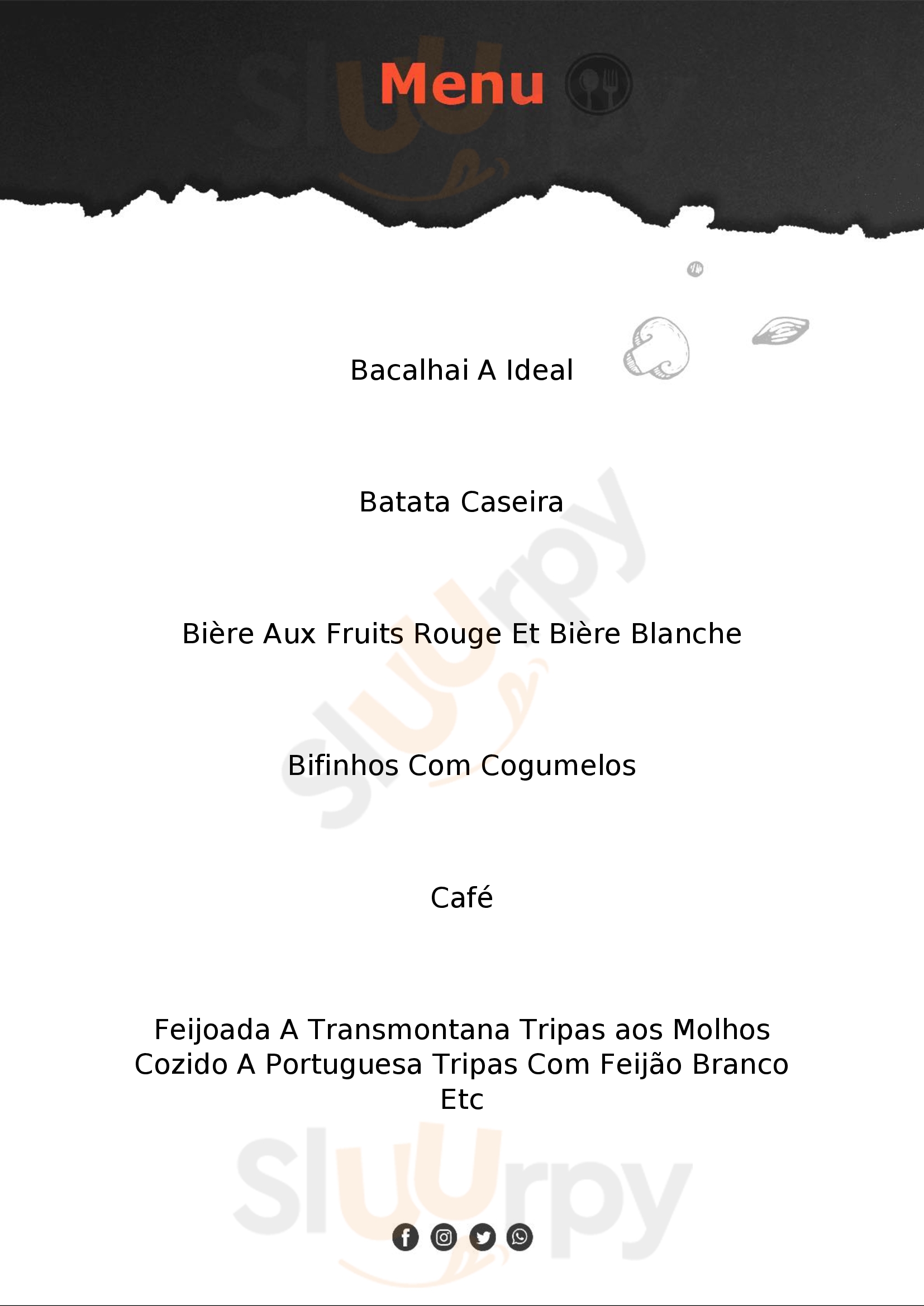 Restaurante Churrasqueira Ideal Vila Real Menu - 1