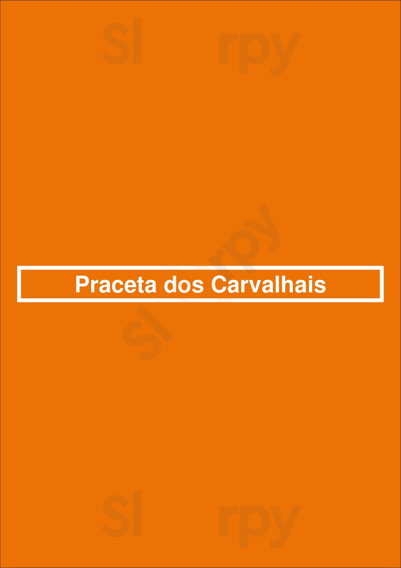 Praceta Dos Carvalhais Santo Tirso Menu - 1