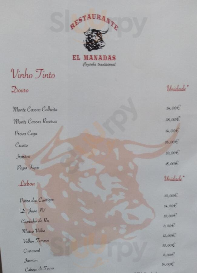 Restaurante El Manadas Torres Vedras Menu - 1