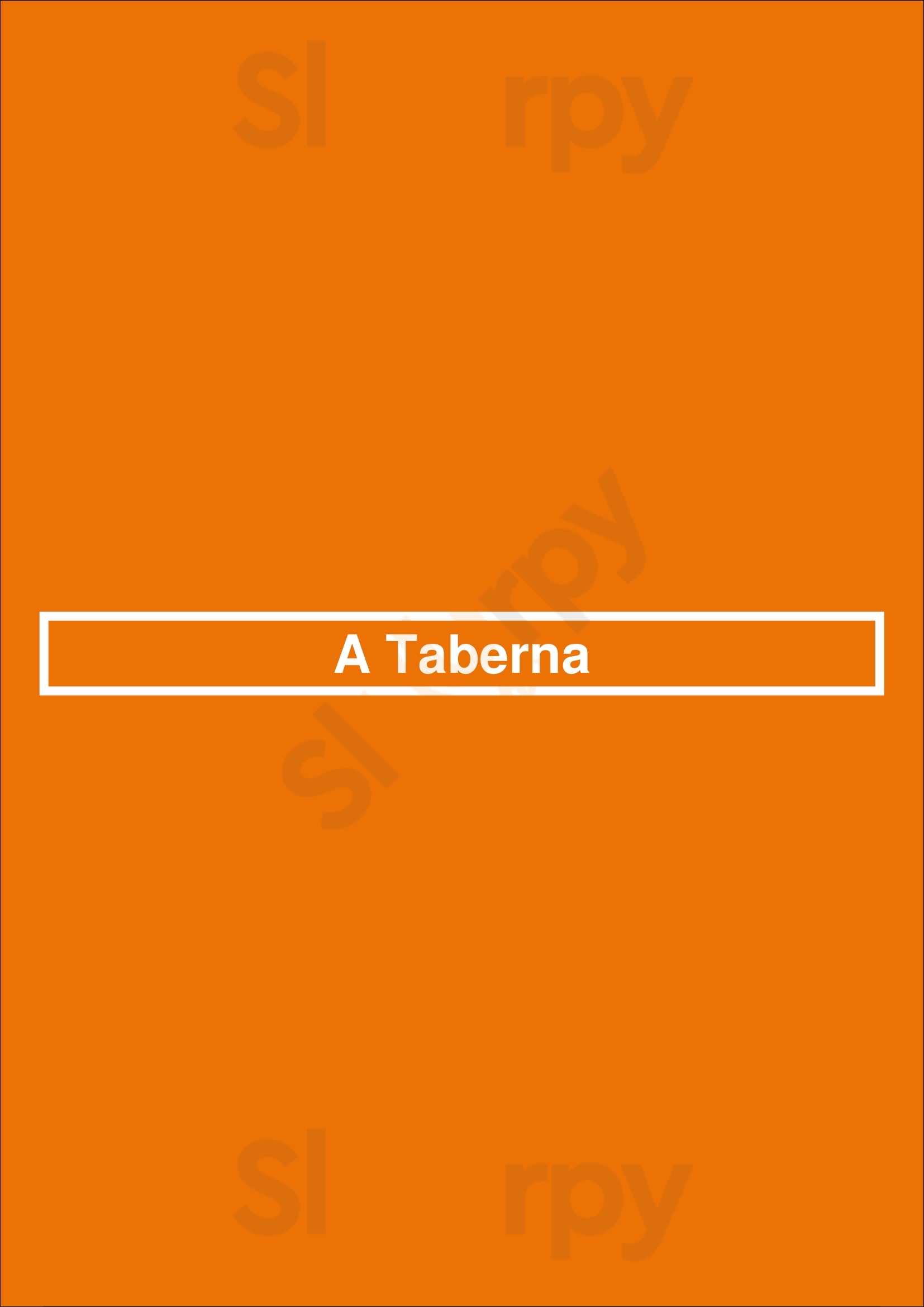 A Taberna Coimbra Menu - 1