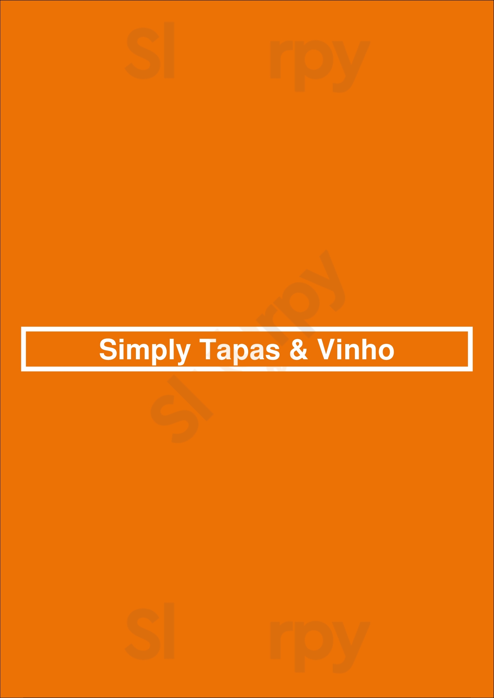 Simply Tapas & Vinho Loulé Menu - 1