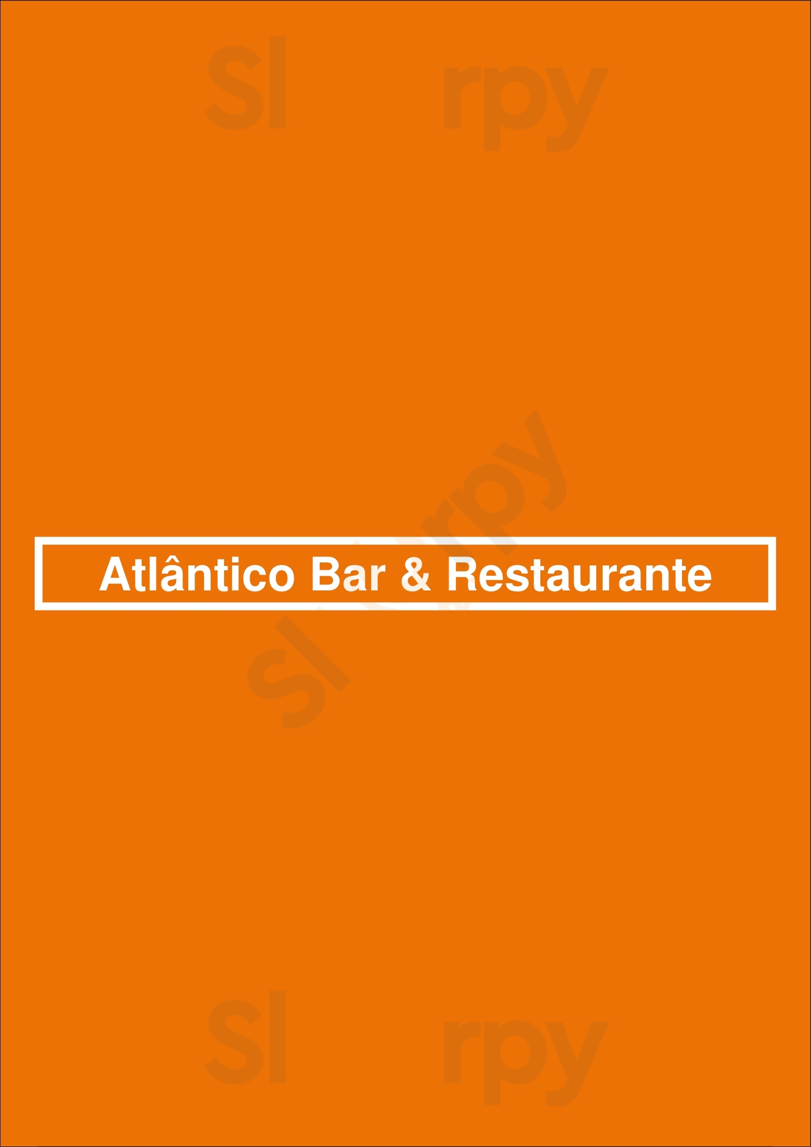 Atlântico Bar & Restaurante Estoril Menu - 1