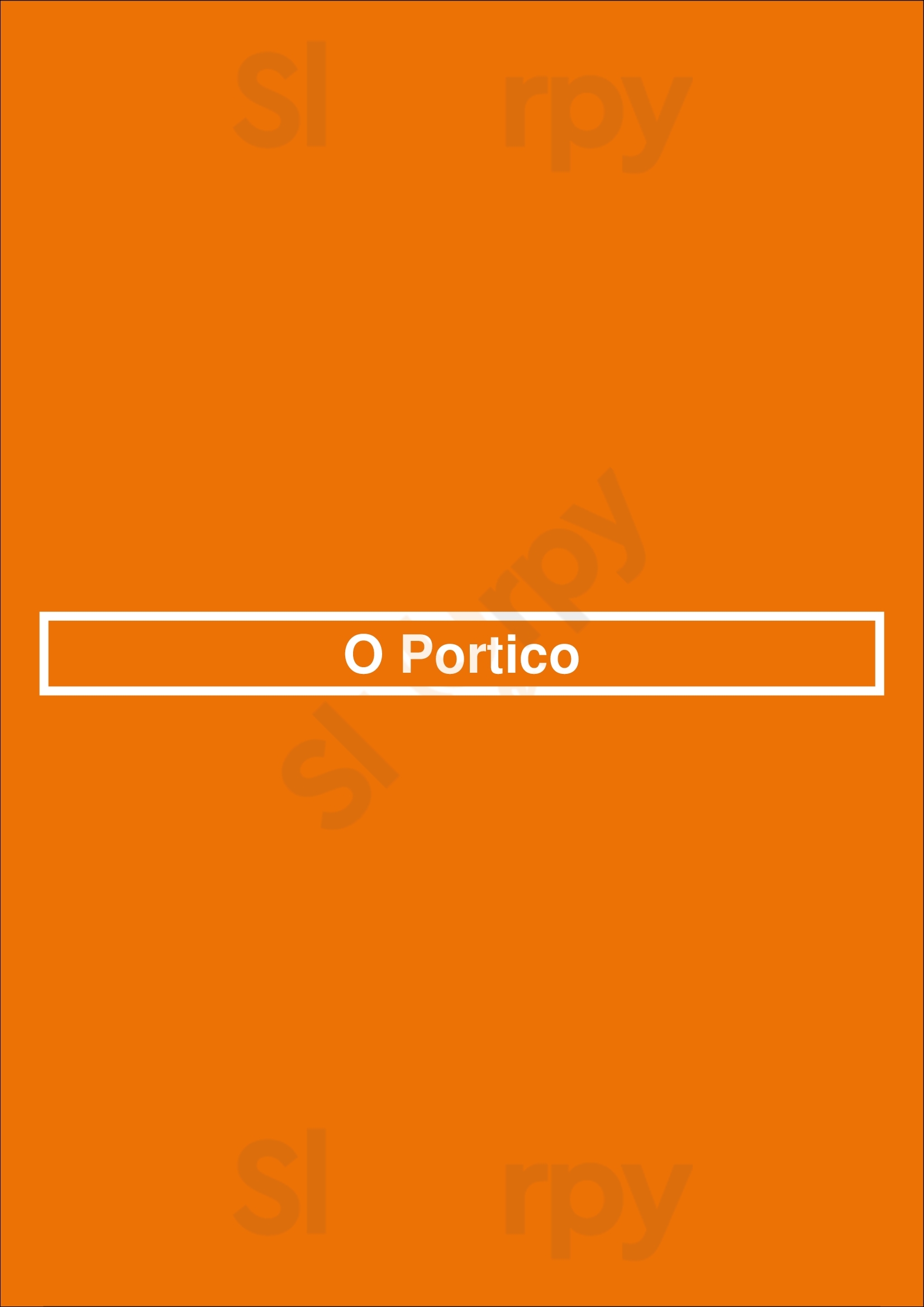 O Portico Braga Menu - 1