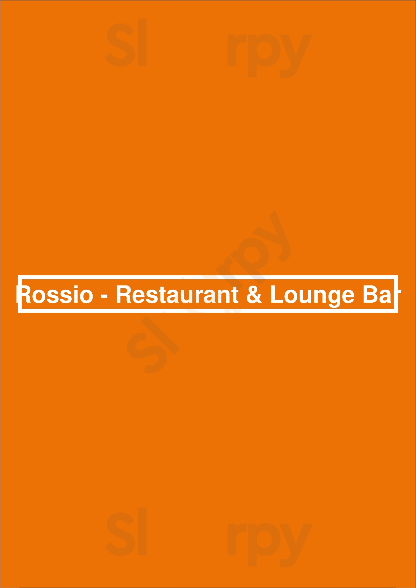 Rossio - Restaurant & Lounge Bar Santa Maria da Feira Menu - 1