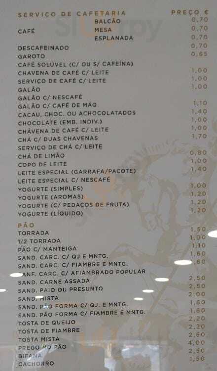 Café São Jorge Carcavelos Menu - 1