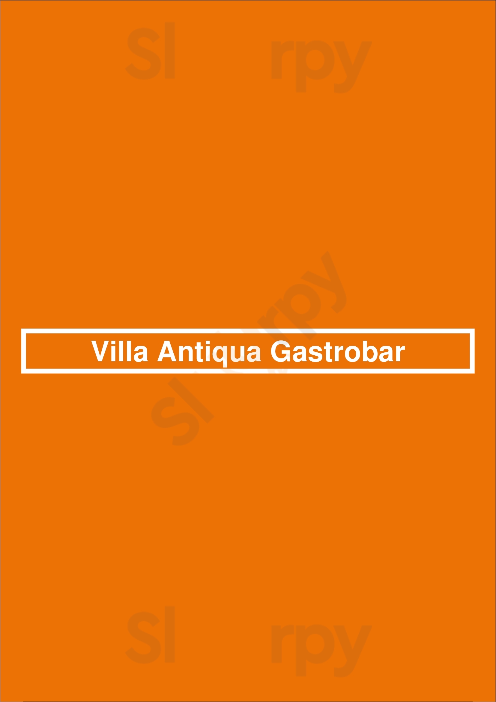Villa Antiqua Gastrobar Romariz Menu - 1